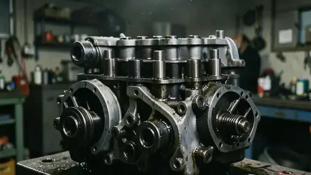 エンジン整備の様子